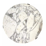 Sophie End Table - White Marble