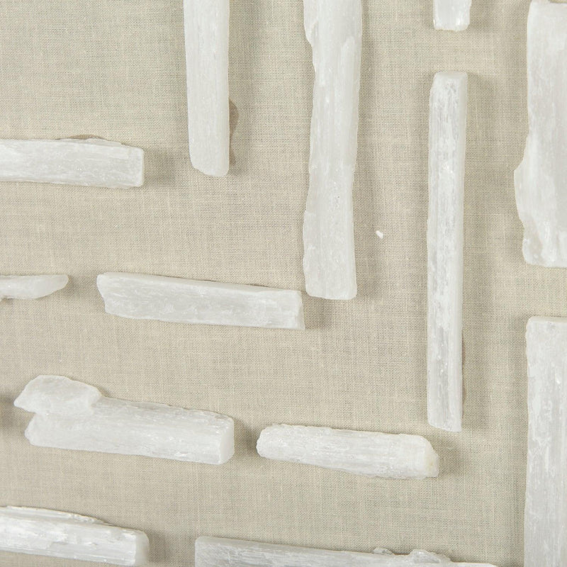 Stone Trails - White I Artwork - Grove Collective