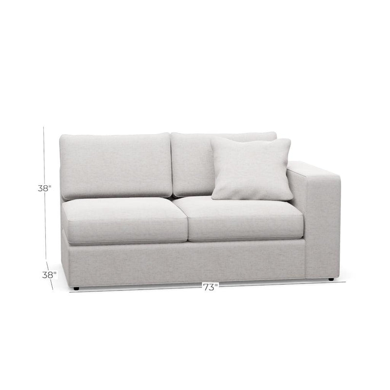 Milford Modular Sectional - Right Arm Facing Loveseat - Grove Collective