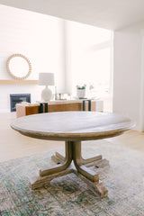 Tori Round Extendable Dining Table - Grove Collective