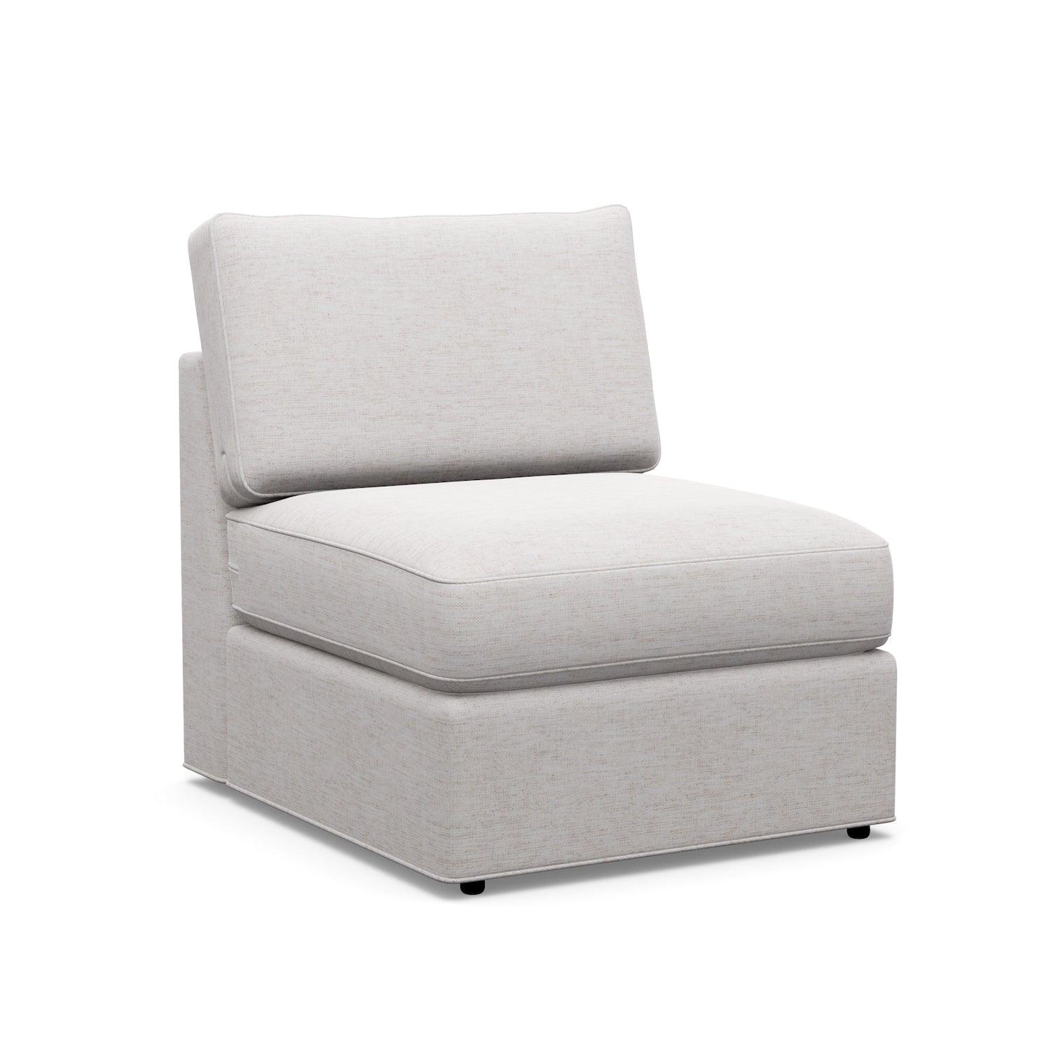 Modular cheap armless chair