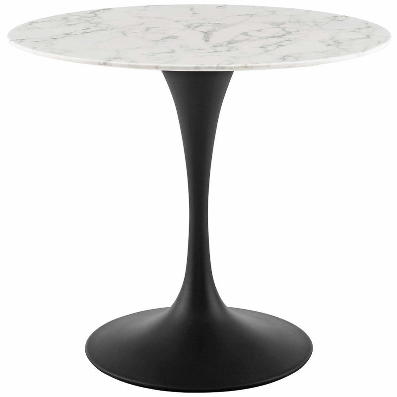 Liz Black Round Dining Table - Grove Collective