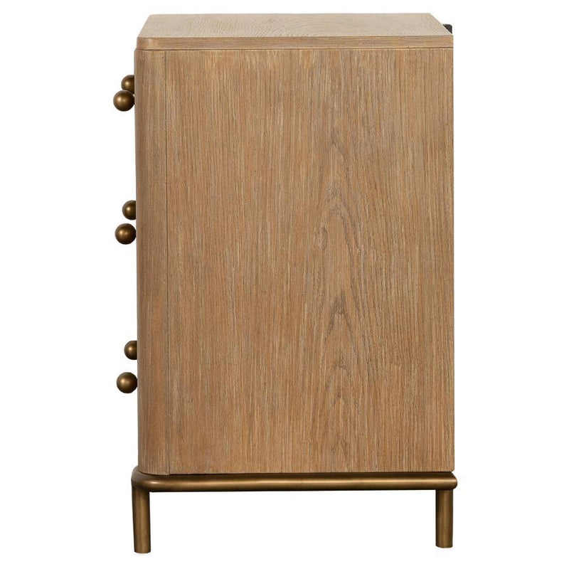 Arthur 3-Drawer Nightstand - Grove Collective