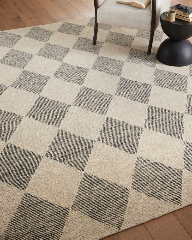 Francis Rug - Beige / Charcoal - Chris Loves Julia x Loloi