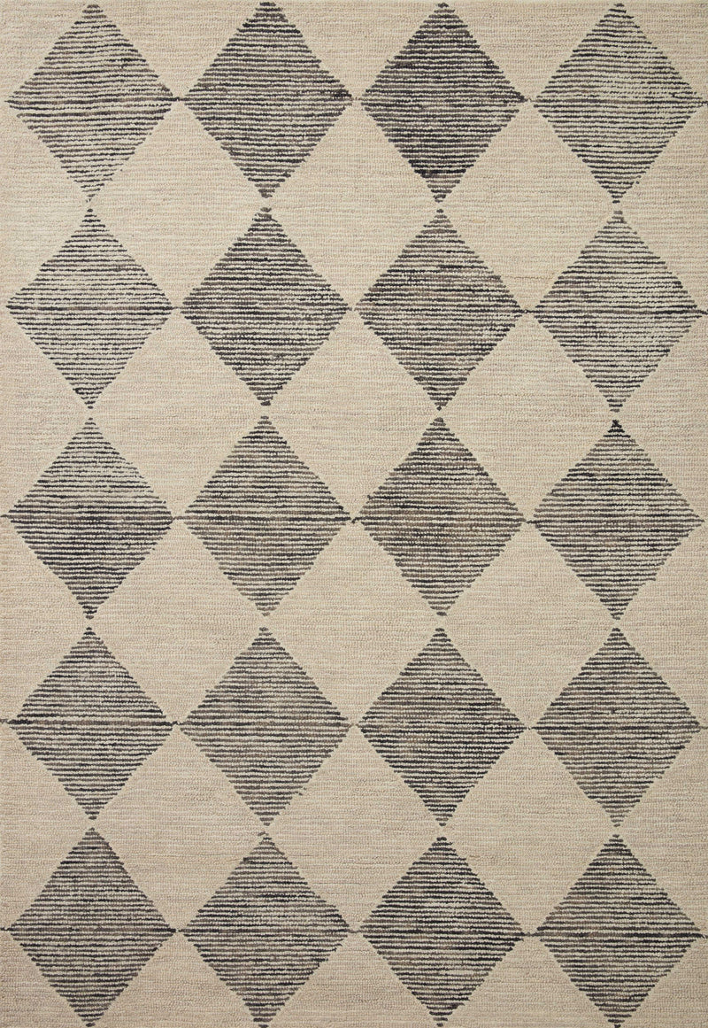 Francis Rug - Beige / Charcoal - Chris Loves Julia x Loloi