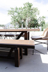 Stewart Outdoor Dining Bench - Grove Collective