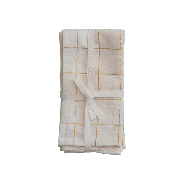 Gold Thread Napkins - Grove Collective