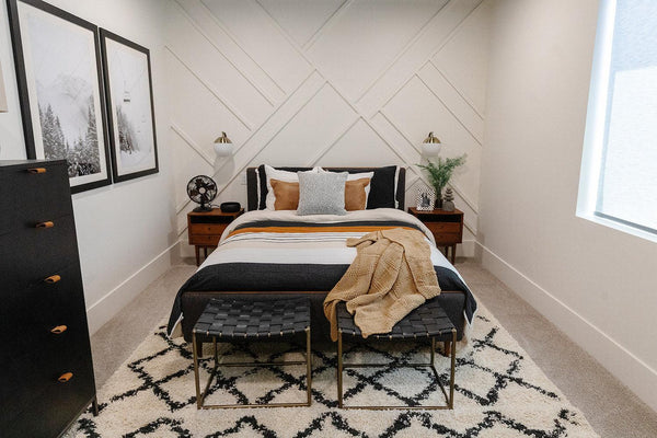 Berber Shag Criss Cross Rug - Grove Collective