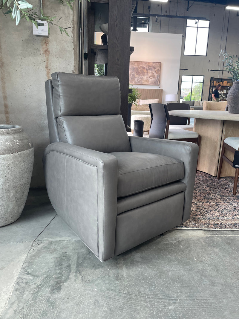 Celeste Zero Gravity Recliner - Gray Leather