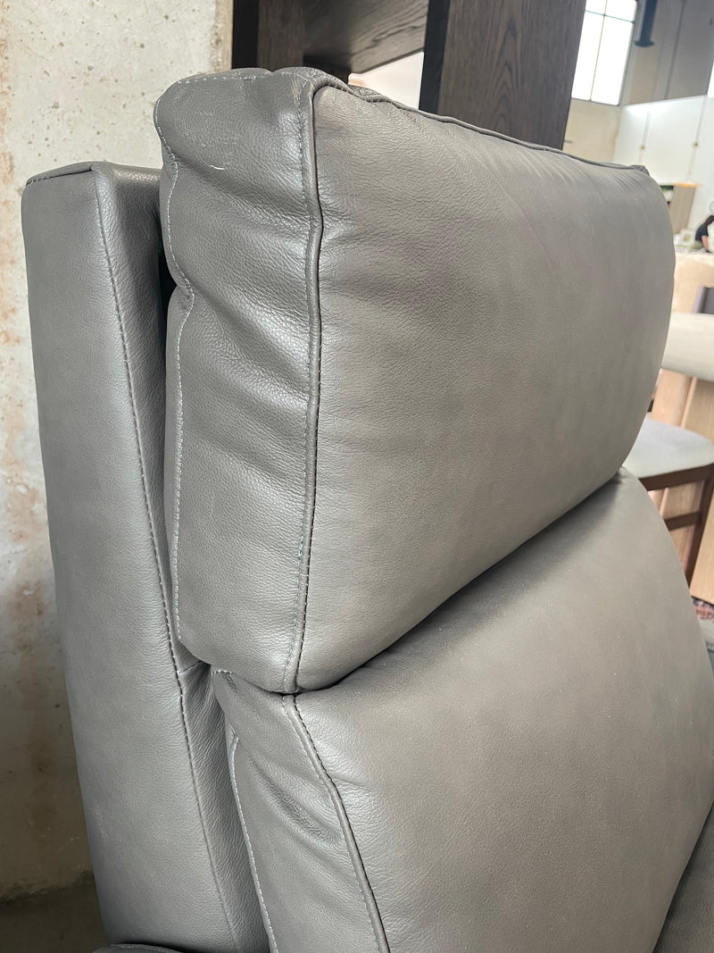 Celeste Zero Gravity Recliner - Gray Leather