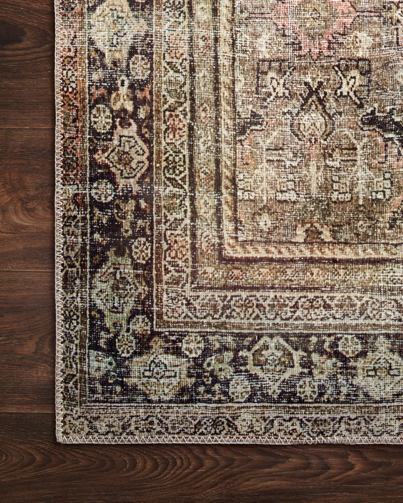 Layla Rug - Olive / Charcoal