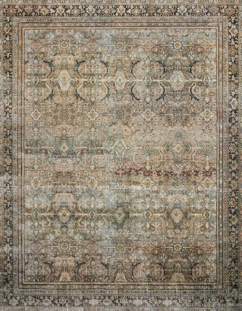 Layla Rug - Olive / Charcoal