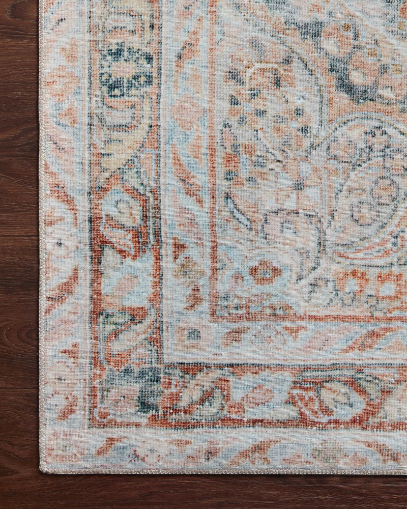 Lenna Rug - Ocean / Apricot - Magnolia Home By Joanna Gaines x Loloi