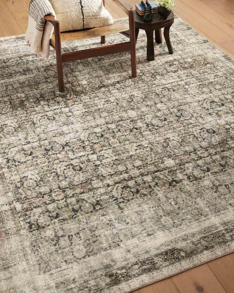  Loloi Amber Lewis x Loloi Morgan Collection MOG-03 Denim /  Multi 2' x 3'-6, 0.38 Accent Rug : Everything Else