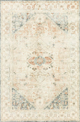 Rosette Rug - Clay / Ivory