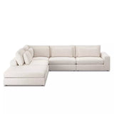Bloor 4-Piece Sectional with Ottoman - Essence Natural