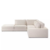 Bloor 4-Piece Sectional with Ottoman - Essence Natural