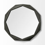 Aria Octagon Mirror - Black - Grove Collective
