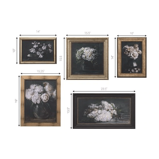 Still Life Flowers (Set of 5) - Grove Collective