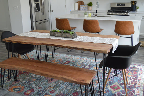 Modern Acacia Dining Table - Grove Collective