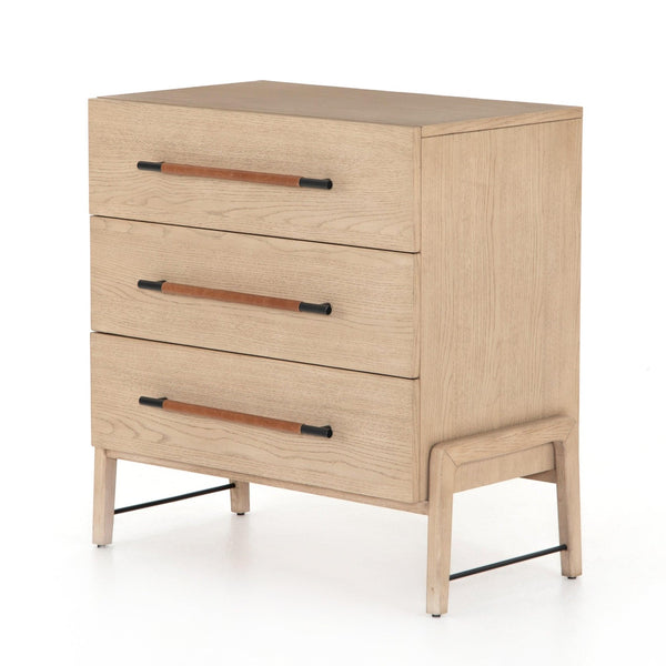Rosedale 3 Drawer Nightstand - Grove Collective