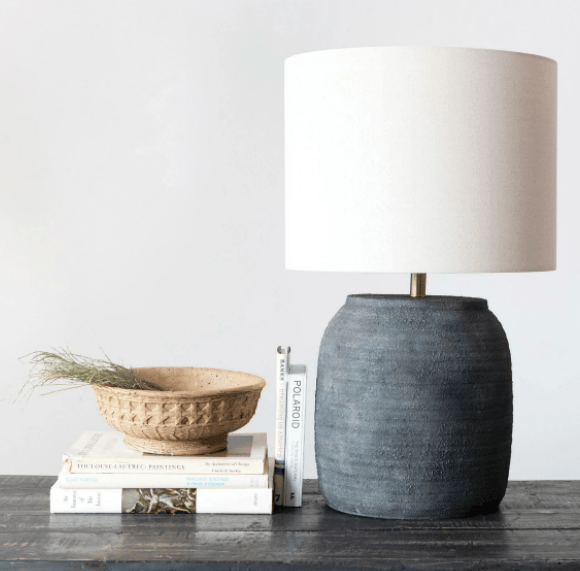 Textured Table Lamp - Grove Collective