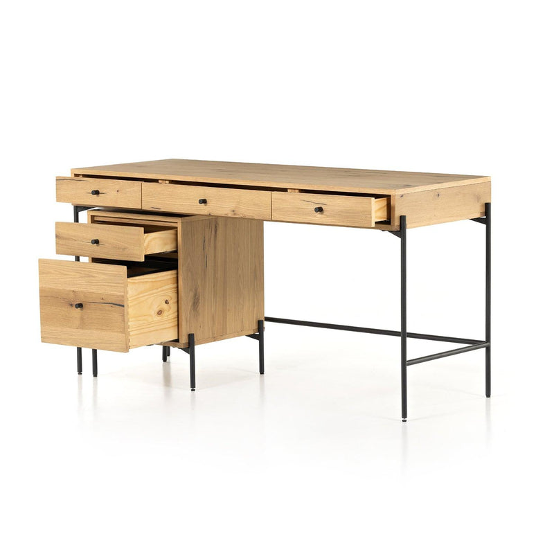 Eaton Desk with Filing Cabinet - Grove Collective