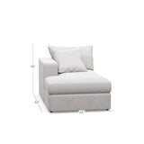 Milford Modular Sectional - Left Arm Chaise - Grove Collective