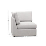 Milford Modular Sectional - Square Corner Chair - Grove Collective