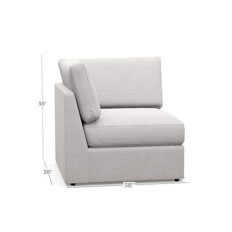 Milford Modular Sectional - Square Corner Chair - Grove Collective