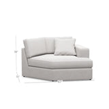 Milford Modular Sectional - Right Arm Facing Angled Cuddle Chaise - Grove Collective