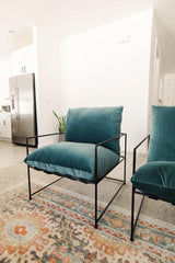 Allegiant Accent Chair Petrol Green - Grove Collective