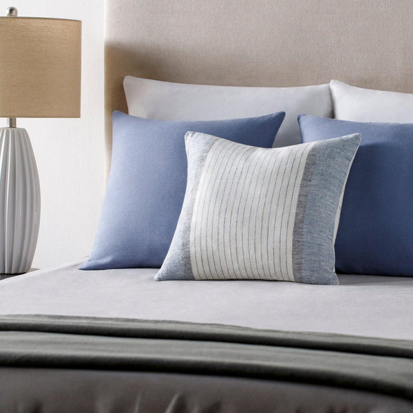 Blue Stripe Pillow - Grove Collective