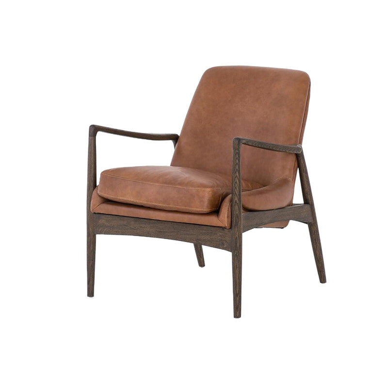 Braden Leather Accent Chair - Grove Collective