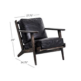 Brooks Leather Lounge Chair - Grove Collective