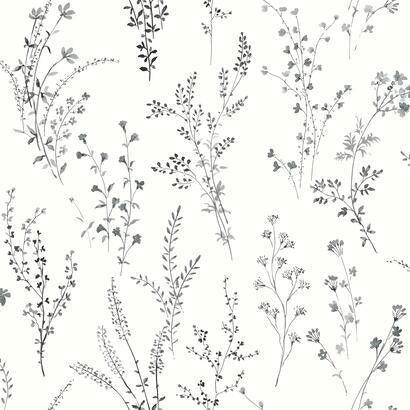 Wildflower Sprigs Wallpaper - Grove Collective
