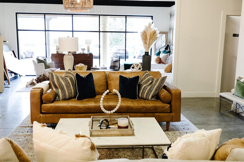Dublin Leather Sofa - Grove Collective