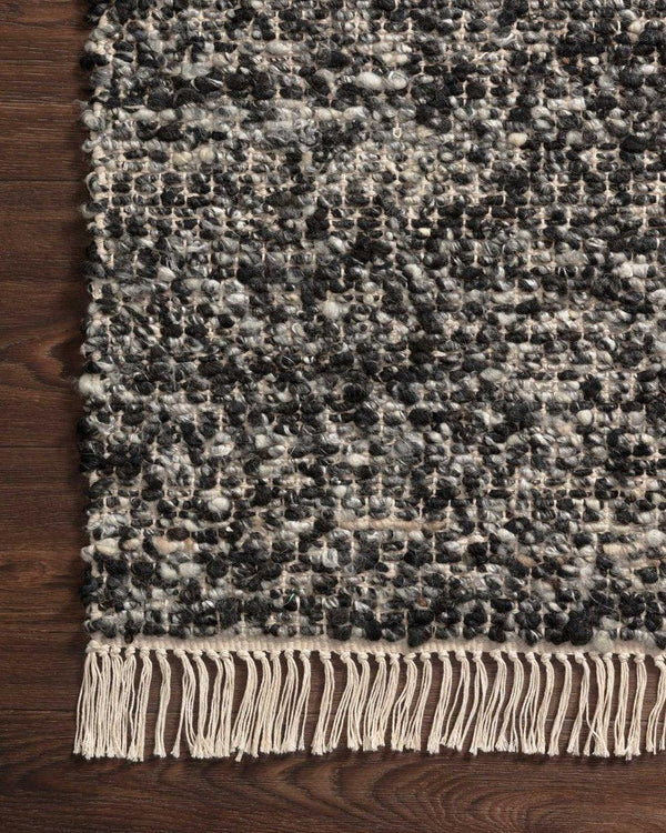 Hayes Rug - Onyx / Silver - Magnolia Home By Joanna Gaines x Loloi - Grove Collective