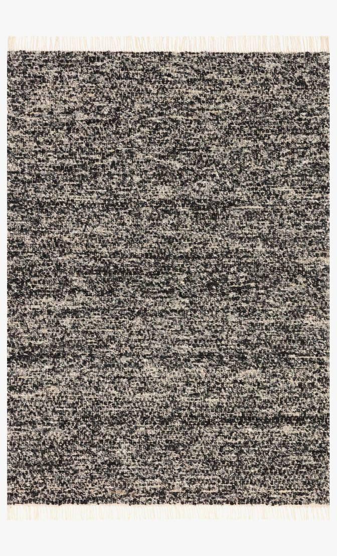 Hayes Rug - Onyx / Silver - Magnolia Home By Joanna Gaines x Loloi - Grove Collective