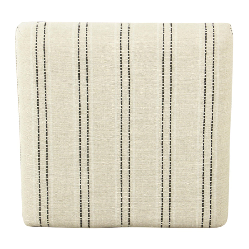 Eden Ivory Ottoman - Grove Collective