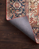 Layla Rug - Red / Navy - Grove Collective