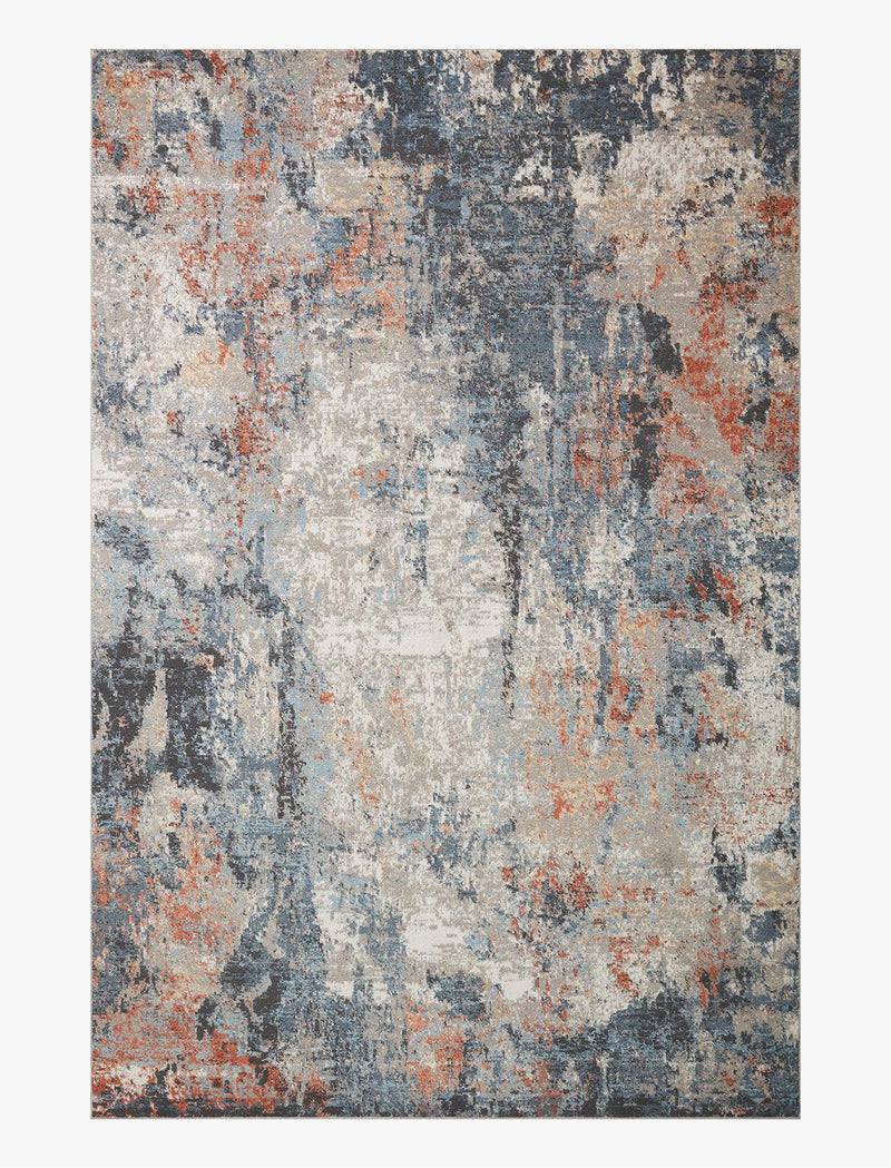 Maeve Rug - Silver / Apricot - Grove Collective