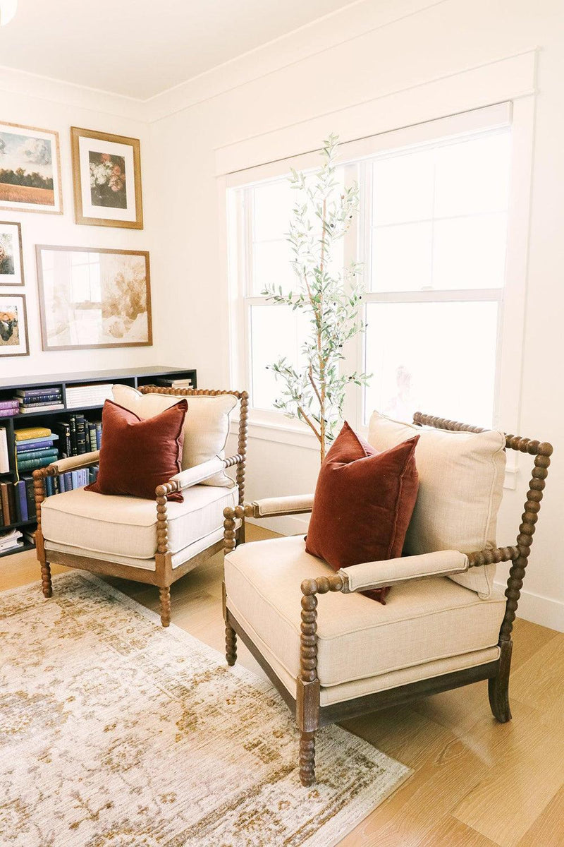 Oatmeal Knobby Accent Chair - Grove Collective