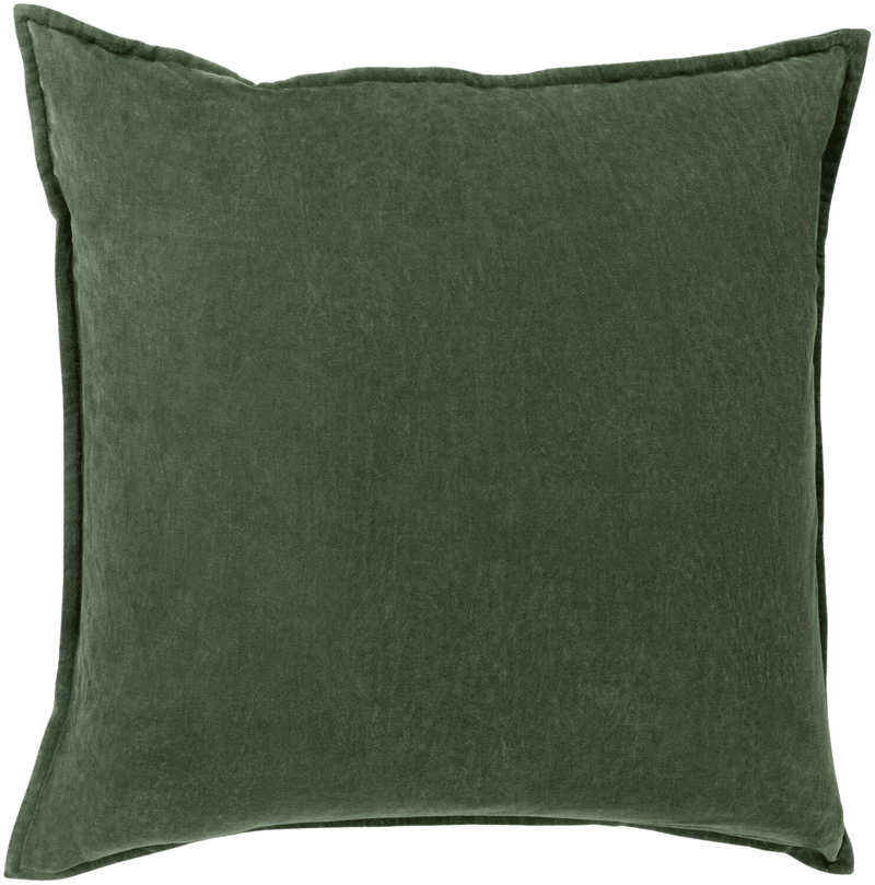 Olive Velvet Pillow - Grove Collective