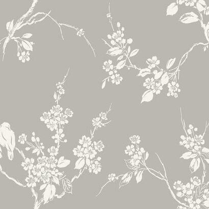 Imperial Blossoms Branch Wallpaper - Grove Collective