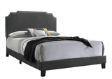 Tamarac Upholstered Grey Bed - Grove Collective