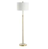 Brass Gold & Crystal Floor Lamp - Grove Collective