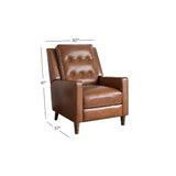 Holloway Leather Pushback Recliner - Grove Collective