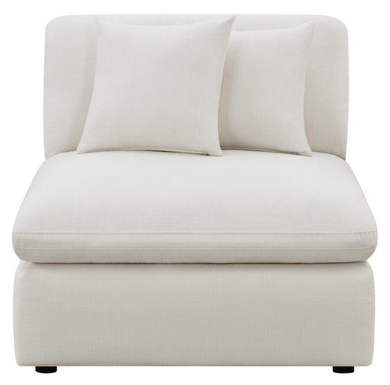 Hudson Modular Sofa/Sectional - Stain Resistant Fabric Armless Chair - Grove Collective