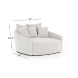 Sophie Media Lounger - Delta Bisque - Grove Collective